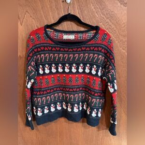 Abercrombie Red Christmas Sweater Size XS/S